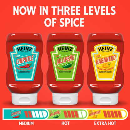 Heinz Habanero Tomato Ketchup Squeeze Bottle 14 oz