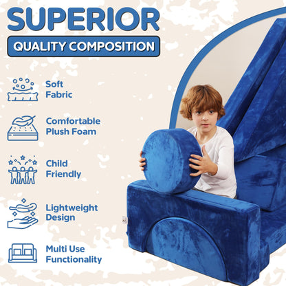 14 PC Kids Modular Play Couch Set