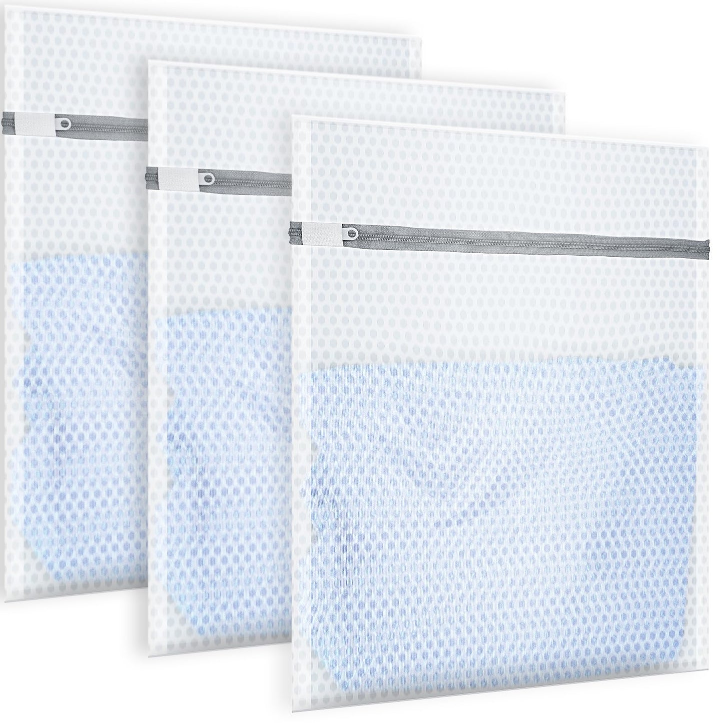 Honeycomb Mesh Laundry Bags for Delicates - 3 Pack