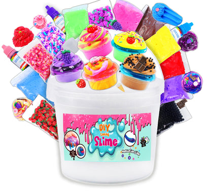 Slime Bucket Kit with 35 Add-Ins for Kids