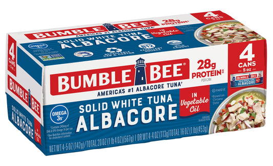 4 Pack Bumble Bee Albacore Tuna in Oil