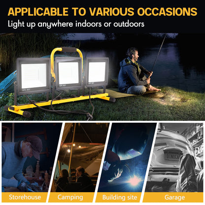 GUWELL 21000 Lumen LED Work Light with Stand