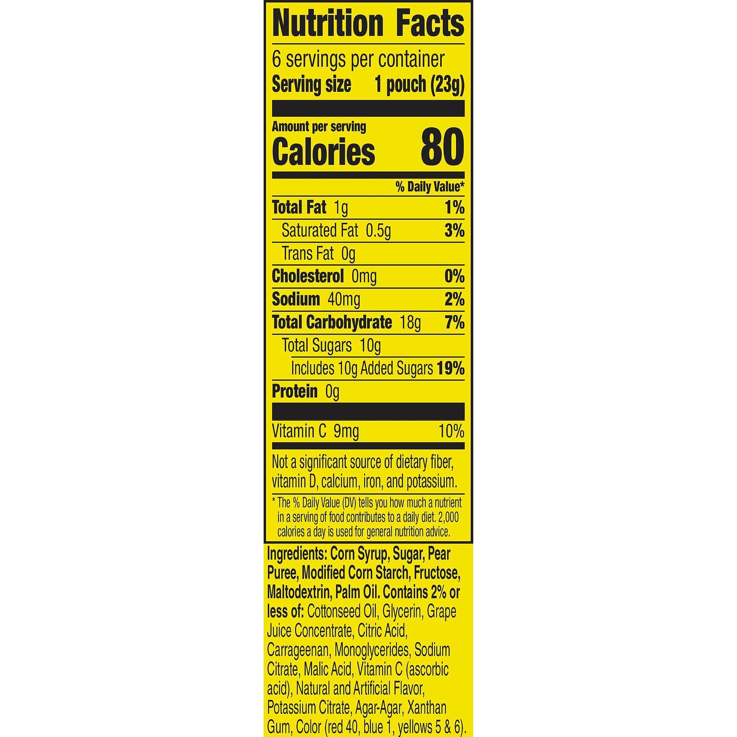 Gushers Tropical Fruit Snacks, 6 Pouches, 4.8 oz