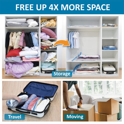 20 Pack Vacuum Storage Bags for Comforters and Clothes