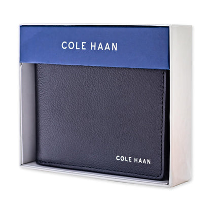 Cole Haan Men's RFID Slim Billfold Wallet, Black X-Capacity, One Size