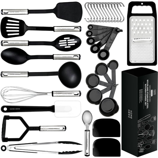 Home Hero Silicone Spatula Set - 35 Pcs