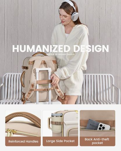 40L LOVEVOOK Travel Backpack with Packing Cubes