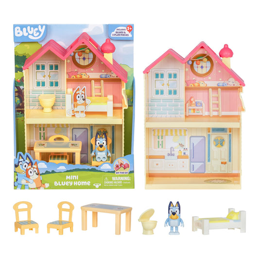 Bluey Mini Home Playset with 5 Accessories