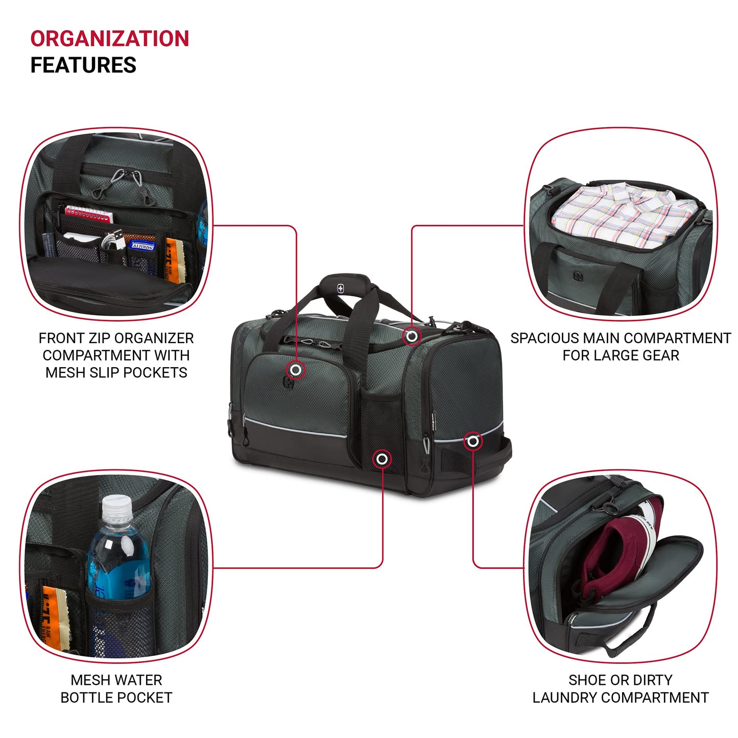 SwissGear 20-Inch Apex Travel Duffle Bag