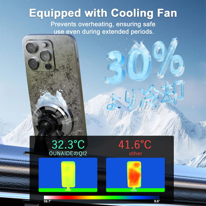 15W Magnetic Wireless Car Charger for iPhone