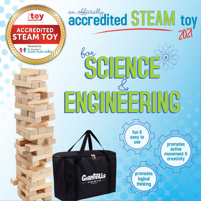 Giant Tumbling Timber Toy - 56 Pieces