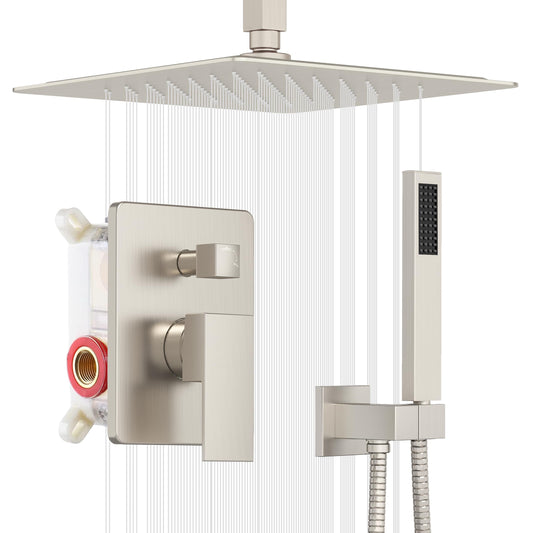 12" Rain Shower Head System with Handheld Combo
