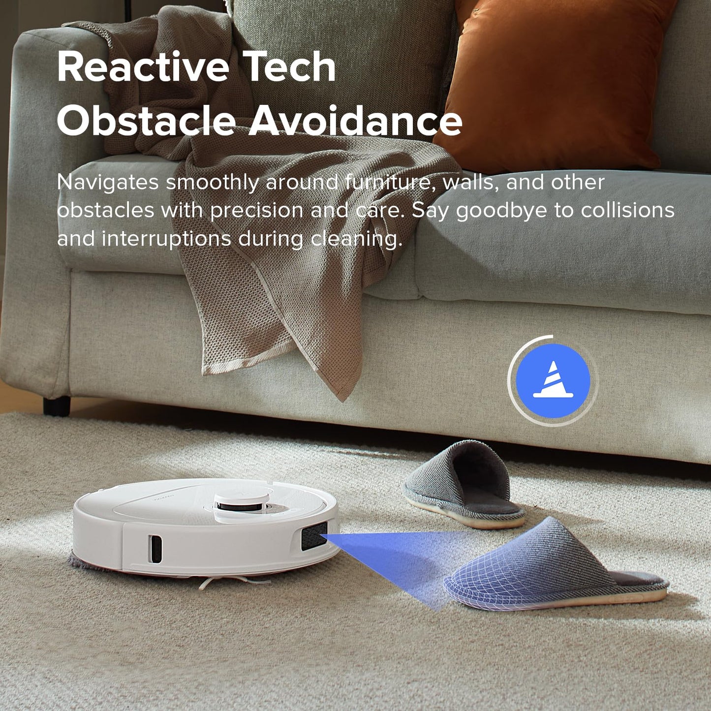 Roborock S Robot Vacuum and Mop with Self-Drying