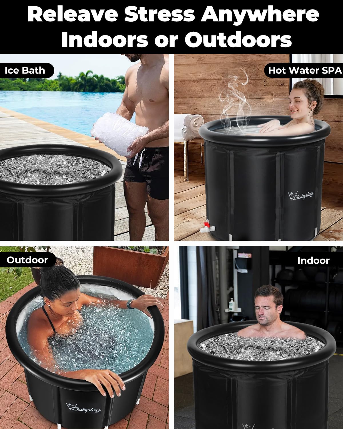 XL Ice Bath Tub for Athletes & Adults