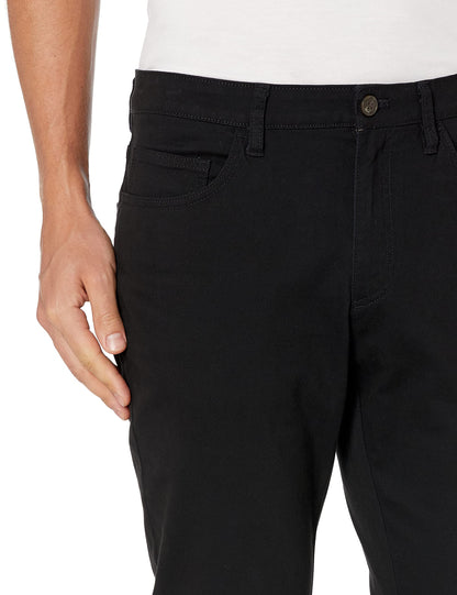 Amazon Essentials Men's Skinny-Fit 5-Pocket Comfort Stretch Chino Pant (Previously Goodthreads), Black, 29W x 29L