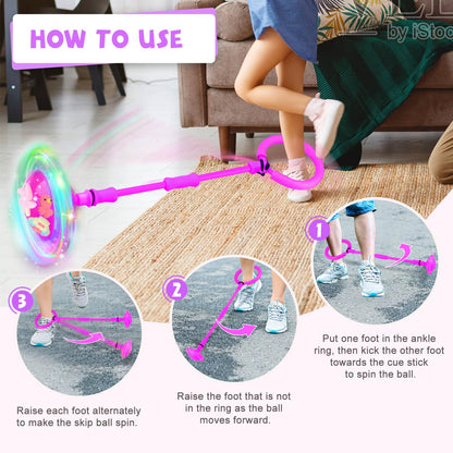 Getatoy Ankle Skip Ball for Kids Ages 4-12