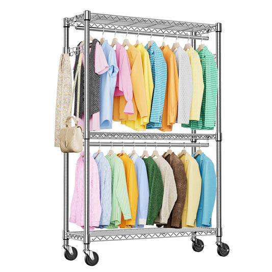 Heavy Duty Garment Rack with Wheels