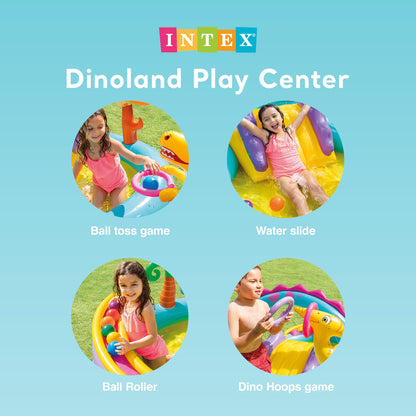 Intex Dinoland Inflatable Kiddie Pool 11' x 7.5'