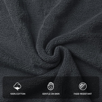 8-Piece Cotton Bath Towel Set by MoNiBloom