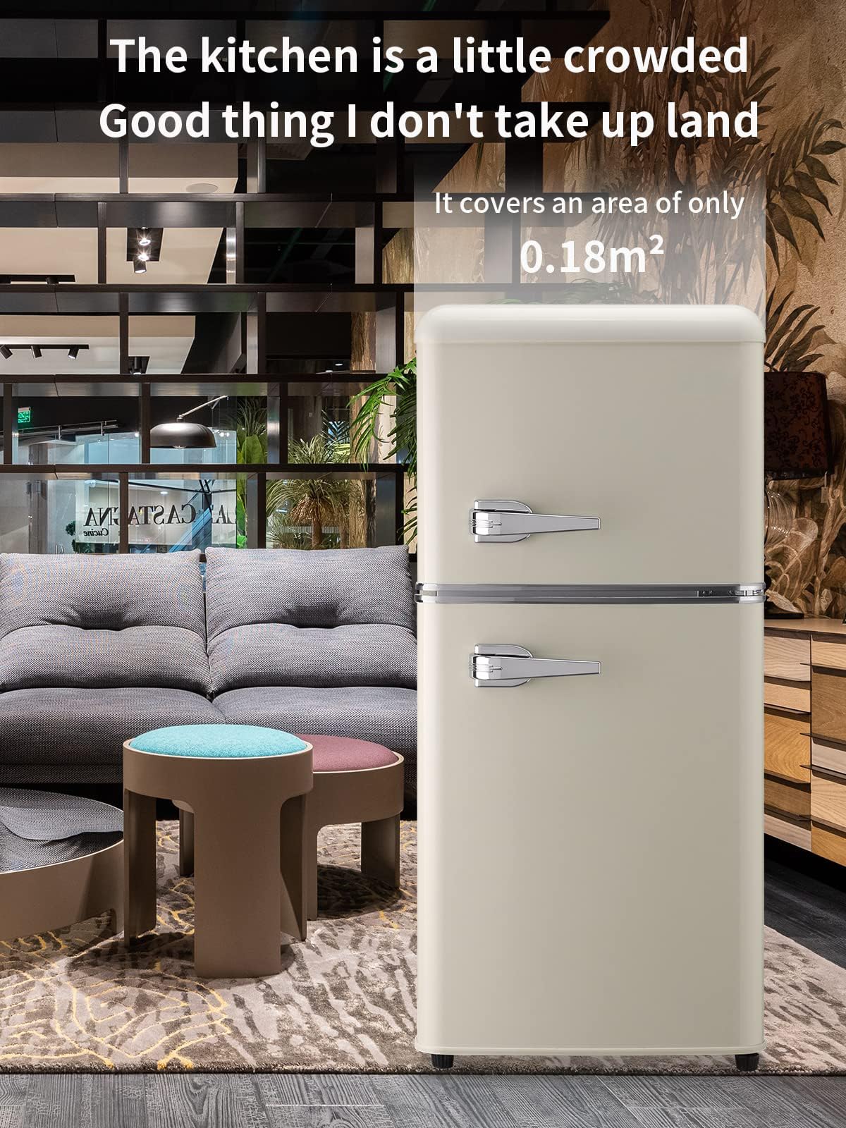 Refrigerator with Freezer Tymyp TY-FLS-80G