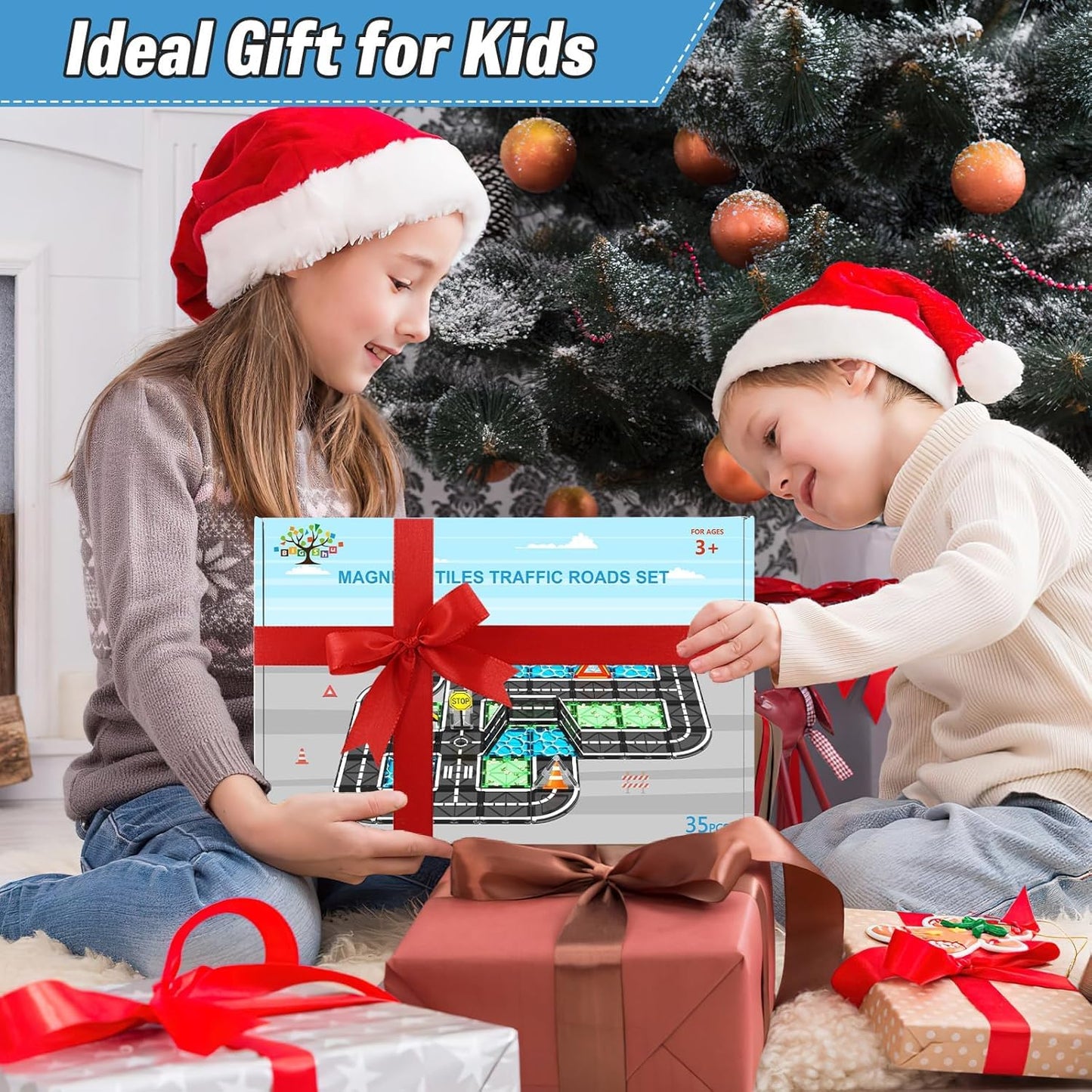 Magnetic Tiles Construction Set for Kids