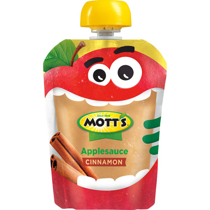 Mott's Cinnamon Applesauce Pouches, 24 Count