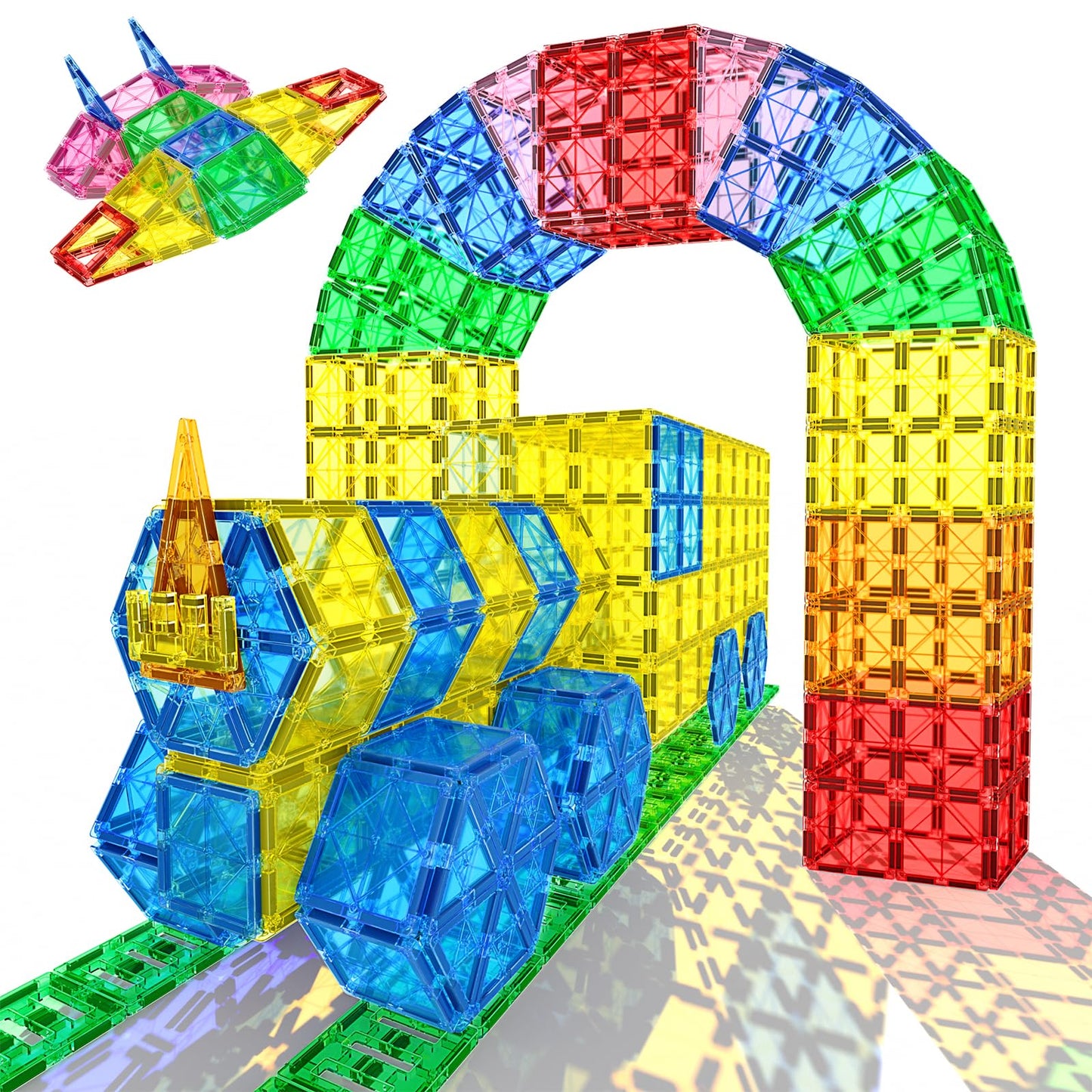 Magnetic Building Blocks for Kids 3-7 Years