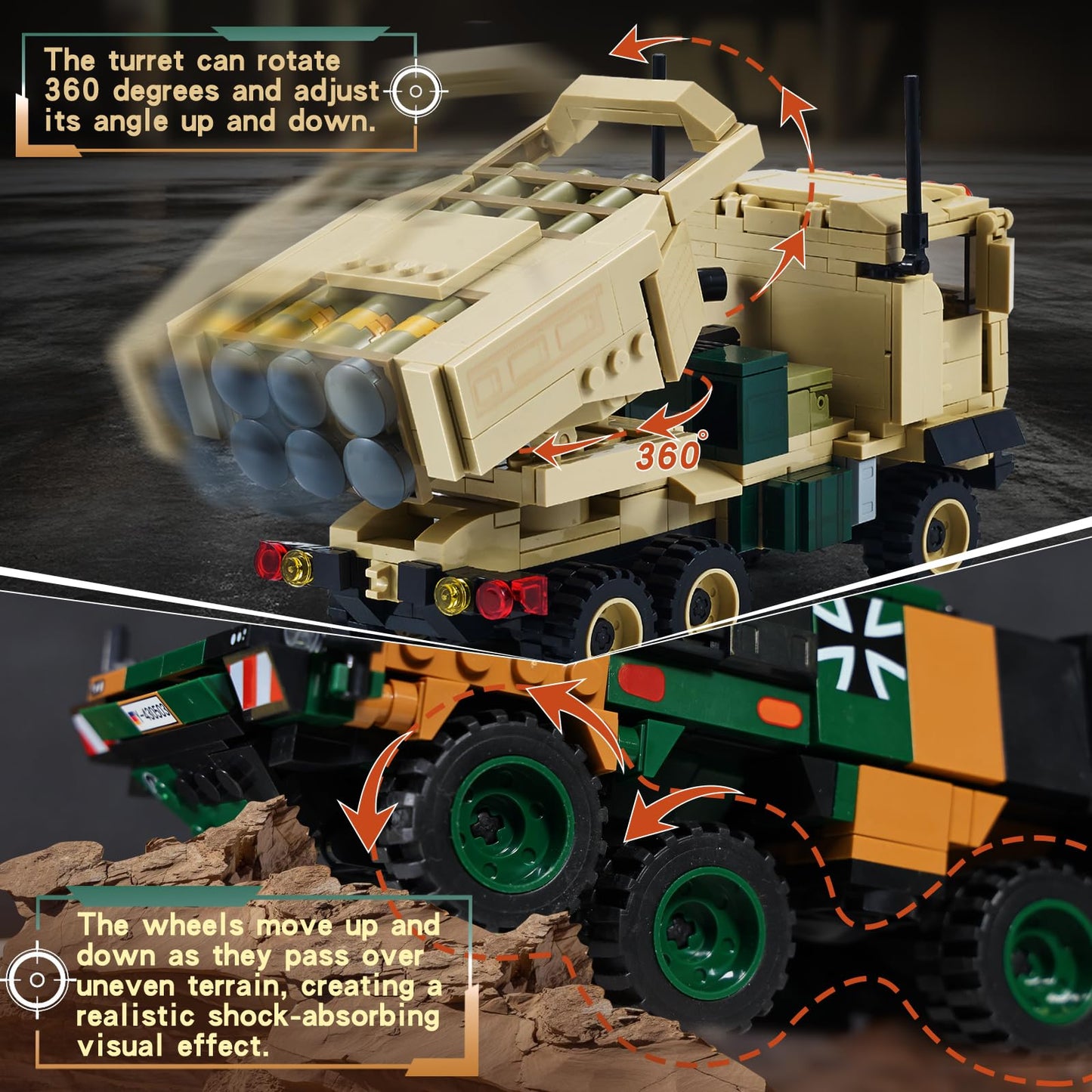 WW2 Military Building Sets for Lego Models