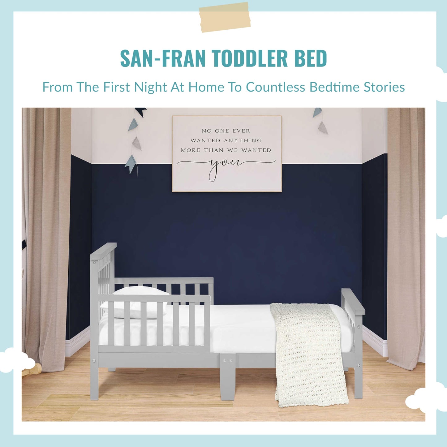 Dream On Me San-Fran Toddler Bed Frame