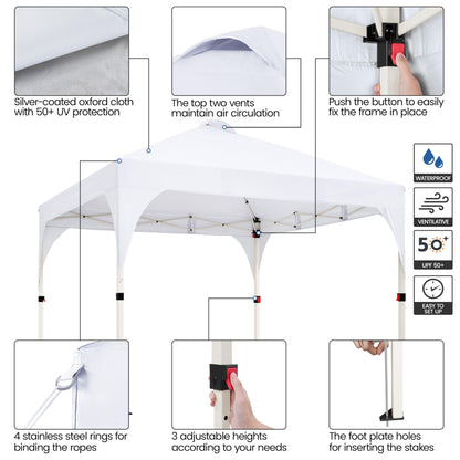 10x10 Pop Up Canopy Tent by Yaheetech