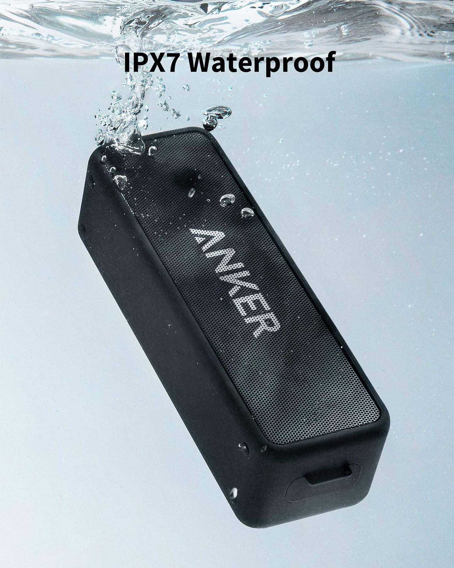 Anker Soundcore 2 Bluetooth Speaker with Waterproof Design