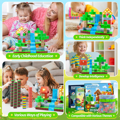 100pcs Magnetic Building Blocks for Kids