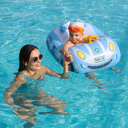 Toddler Pool Float Inflatable Ride-on Car