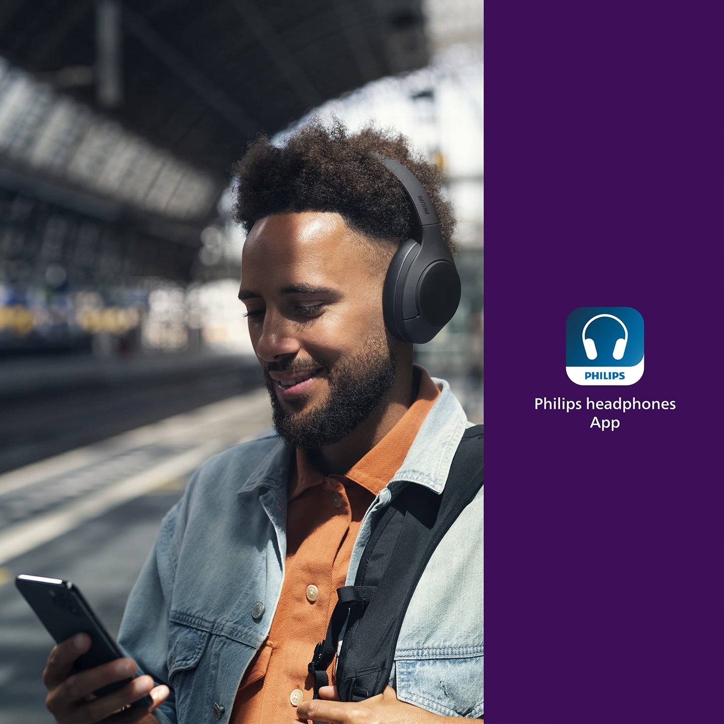 Philips Bluetooth Noise Cancelling Headphones with App Control