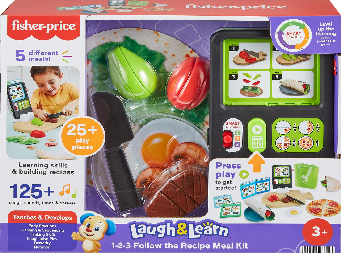 Fisher-Price Kitchen Playset Meal Kit for Kids