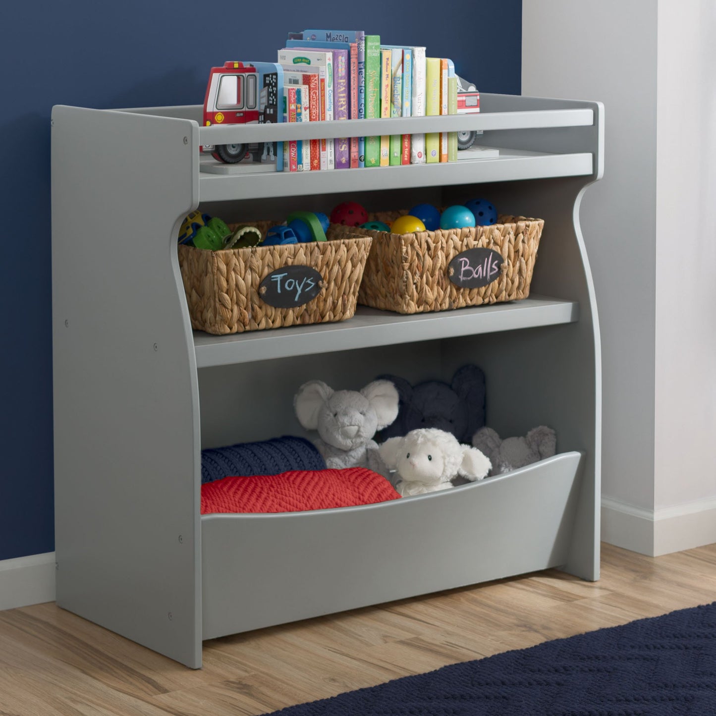 Delta Children 2-in-1 Changing Table with Storage