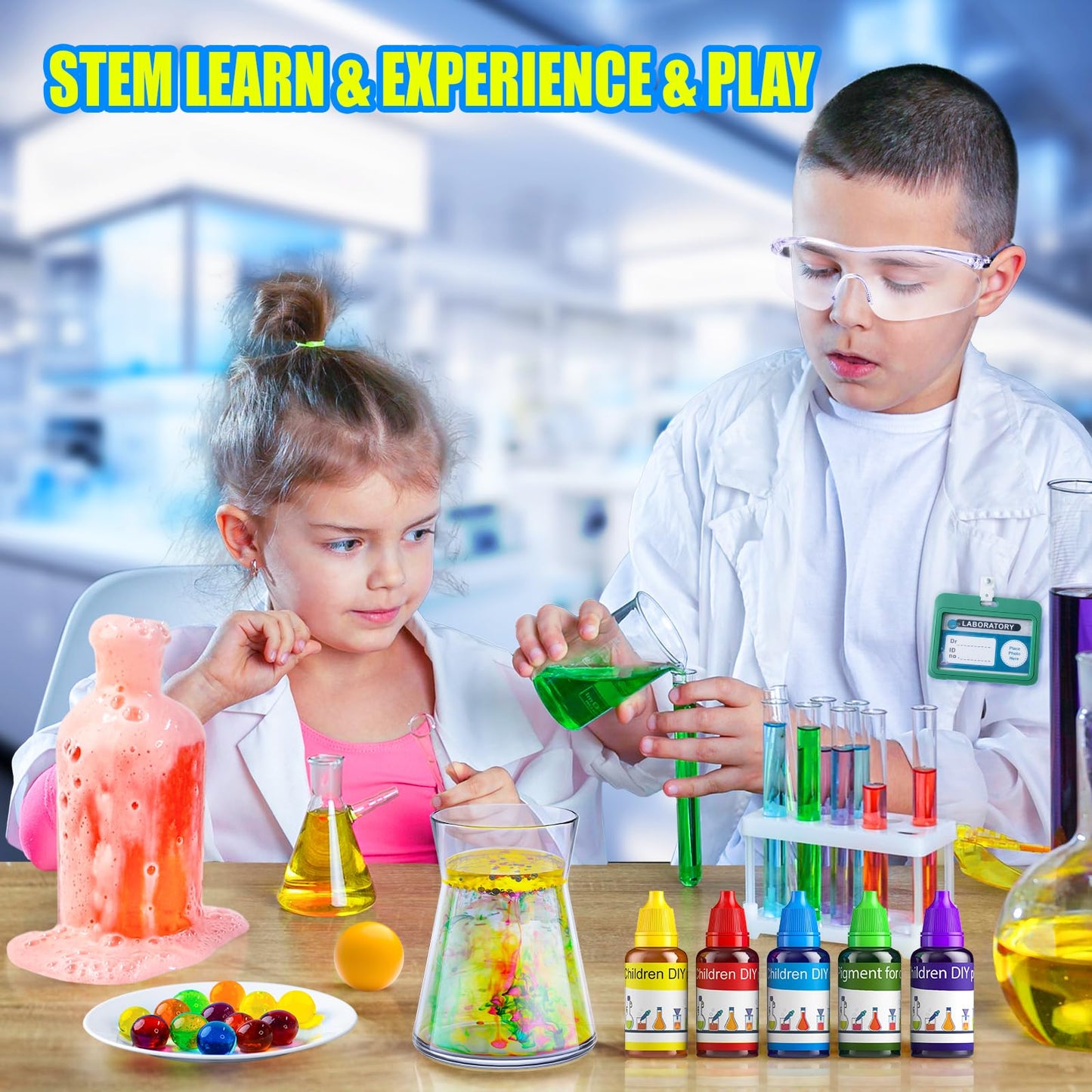 90 Lab Experiments Science Kit for Kids