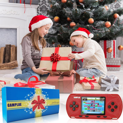 GAMPLAE Retro Handheld Games for Kids, Handheld Game Console Support TV Output, 3.0'' Large Screen Built-in 258 HD Classic Educational Games Retro Video Game Console Birthday for Boys Girls