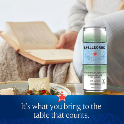 24 Pack San Pellegrino Sparkling Mineral Water