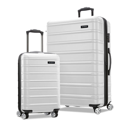 Samsonite Omni 2 Hardside Expandable Luggage with Spinner Wheels, Birch White, 2-Piece Set (Carry-on/Large)