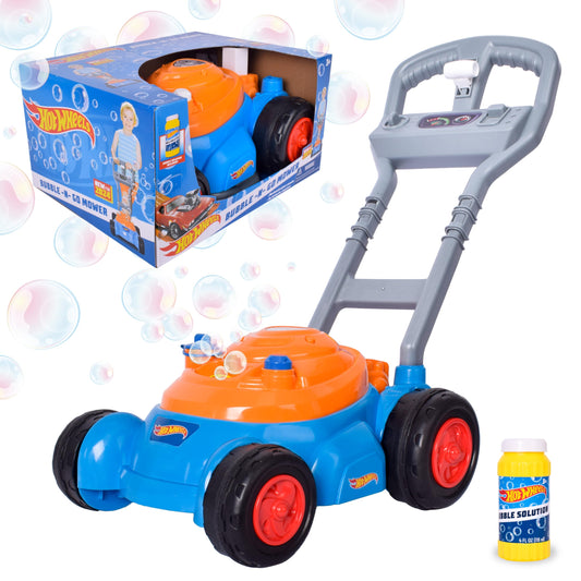 Hot Wheels Bubble Lawn Mower for Toddlers
