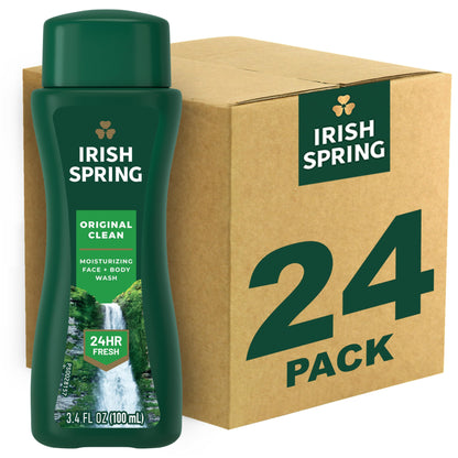 Irish Spring Travel Size Body Wash, Original Clean