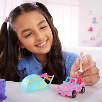 Barbie Mini Playset with SUV & Doll