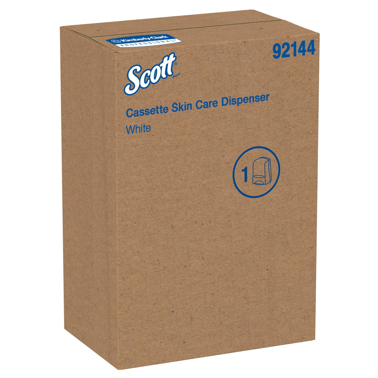 Scott® Essential™ High Capacity Manual Skin Care Dispenser (92144), White, 1.0 L capacity, 4.85" x 8.36" x 5.43" (Qty 1)