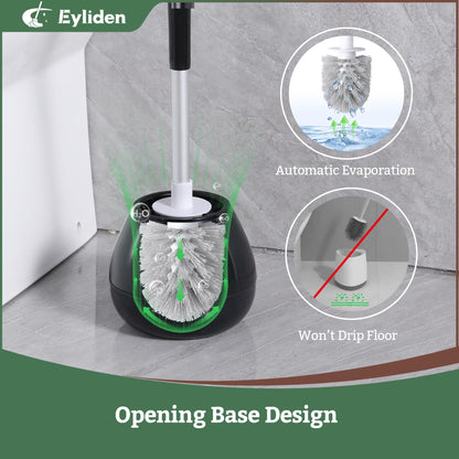 Toilet Brush Set with Drip-Proof Holder