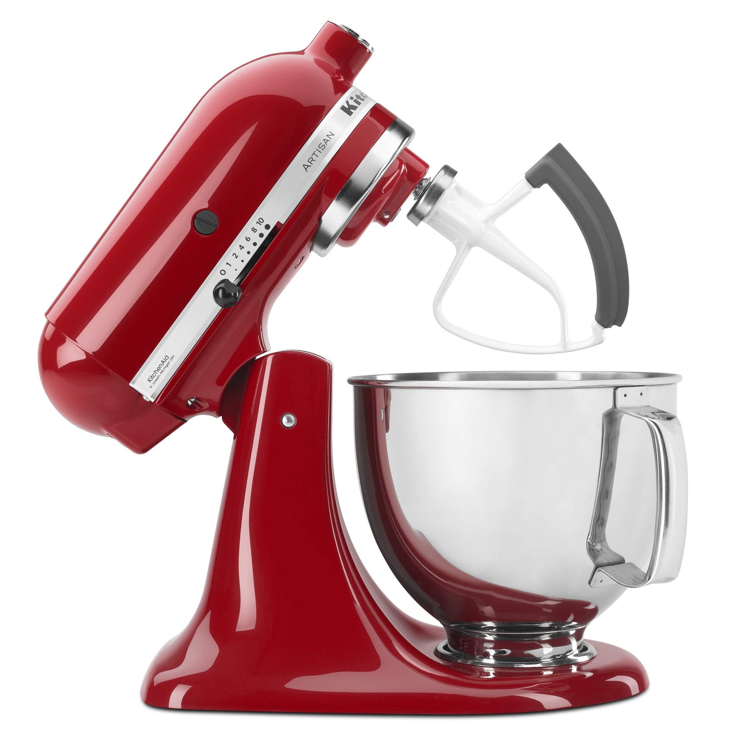 KitchenAid KSM150FEER Value Bundle Artisan 5 Quart Stand Mixer, Empire Red