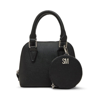 Steve Madden Warren Black Satchel Gift Set