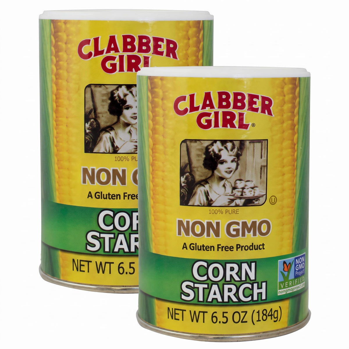 2 Pack Clabber Girl Non-GMO Gluten Free Corn Starch (OU)