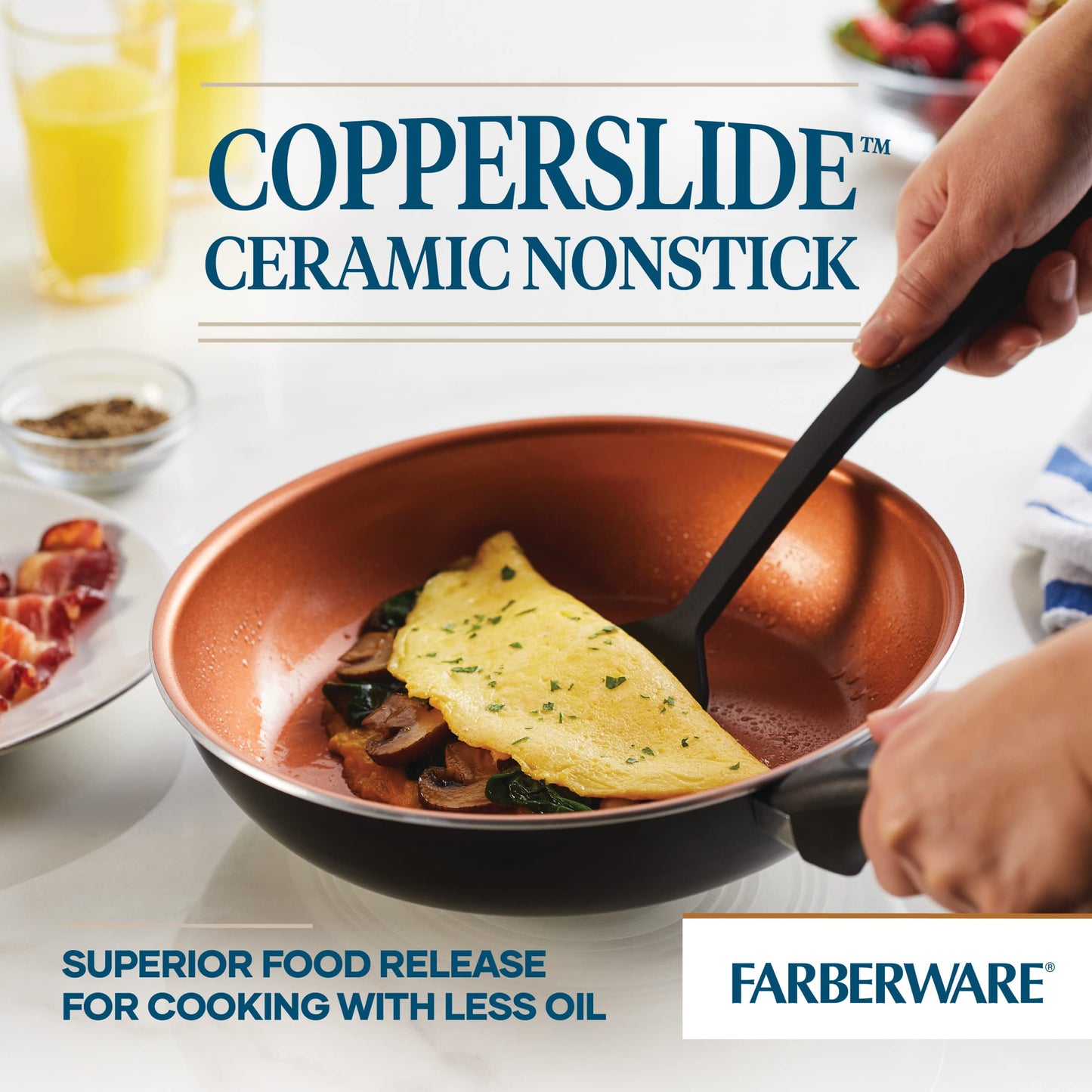 Farberware 10-Inch Nonstick Frying Pan, Black