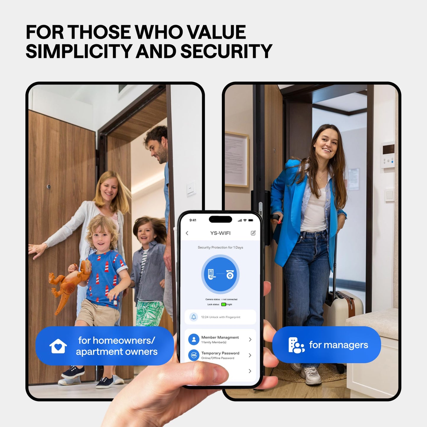 Smart Lock with WiFi Camera - WONDER FAMILY